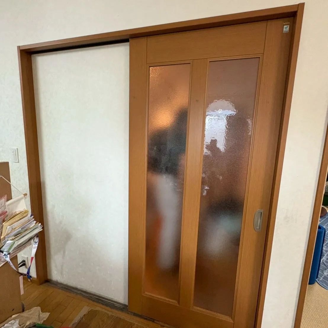 室内引戸の交換をいたしました。