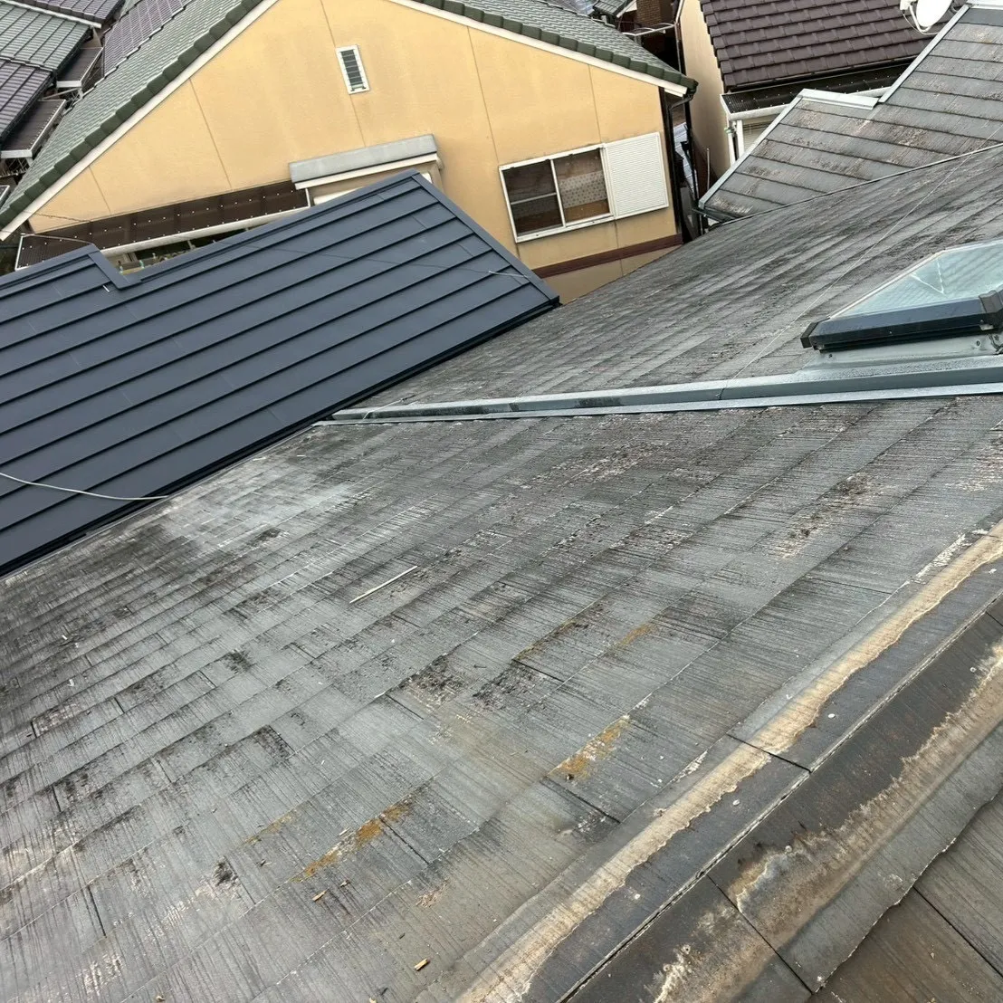 本日、大屋根のカバー工事を担当させていただきました。