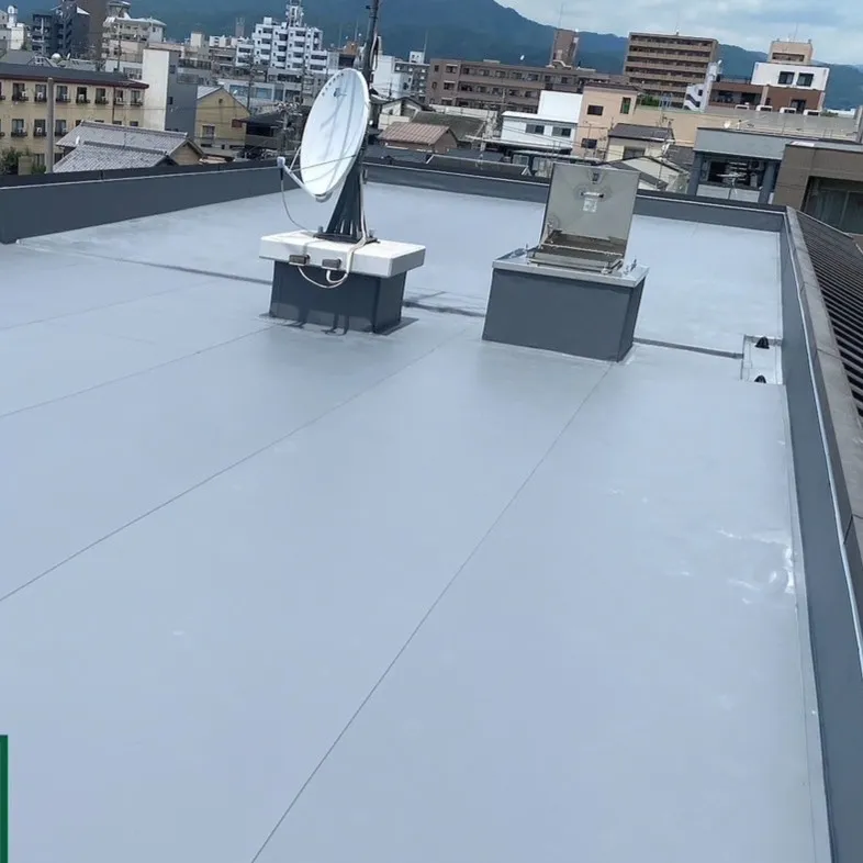 マンションの屋上防水工事を担当させていただきました。