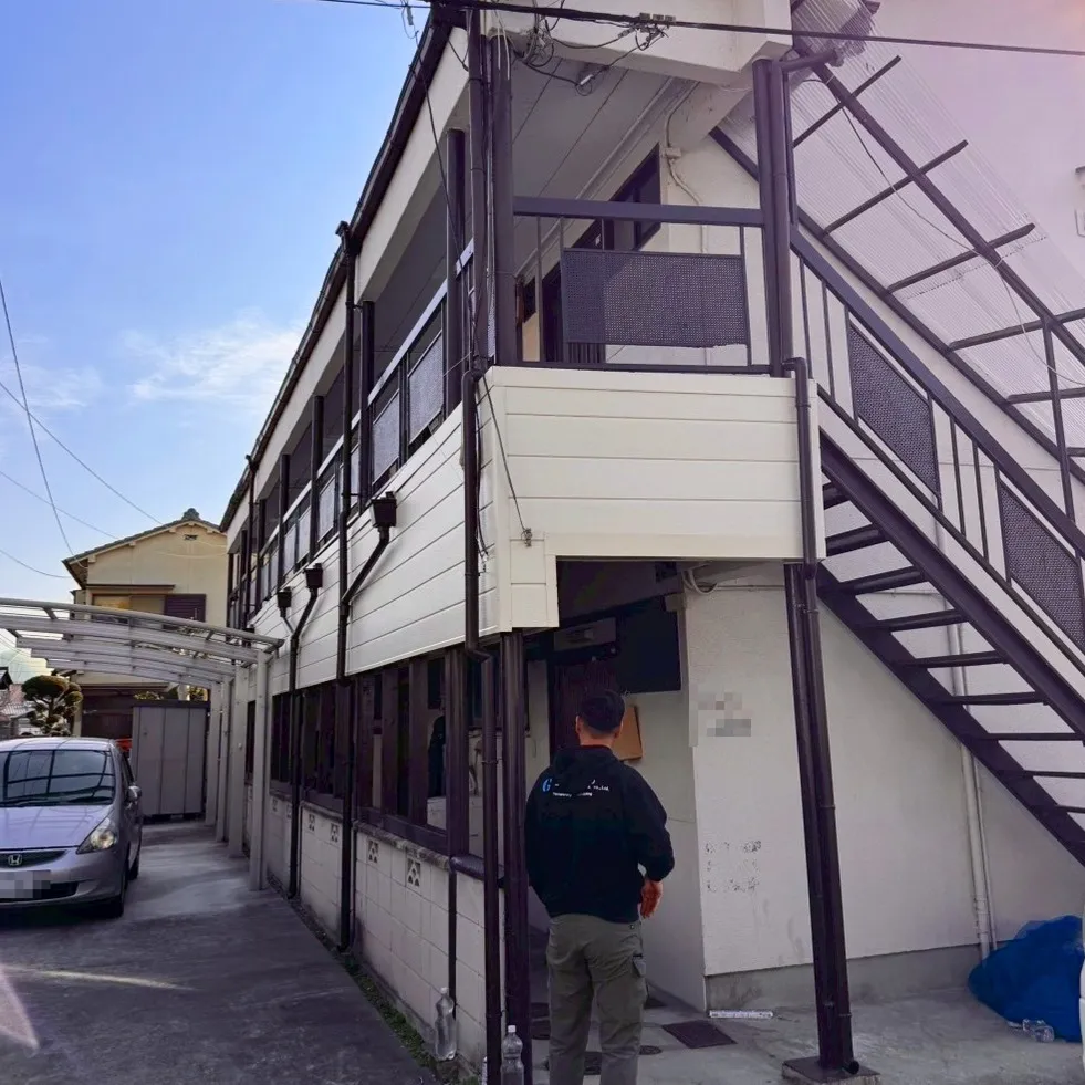 アパートの外装改修工事が成功裡に完了いたしました。