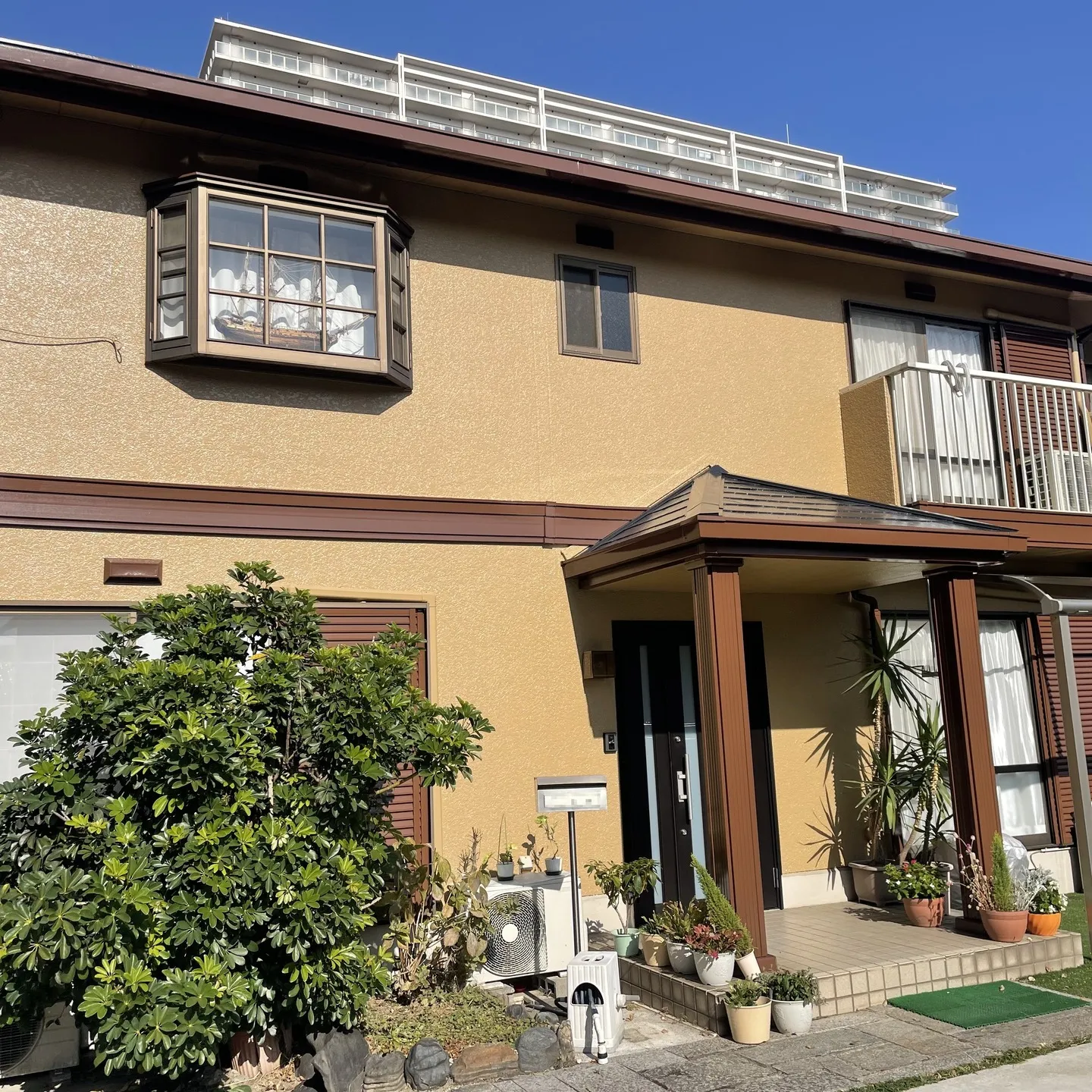 外壁塗装工事が無事に完了いたしました。