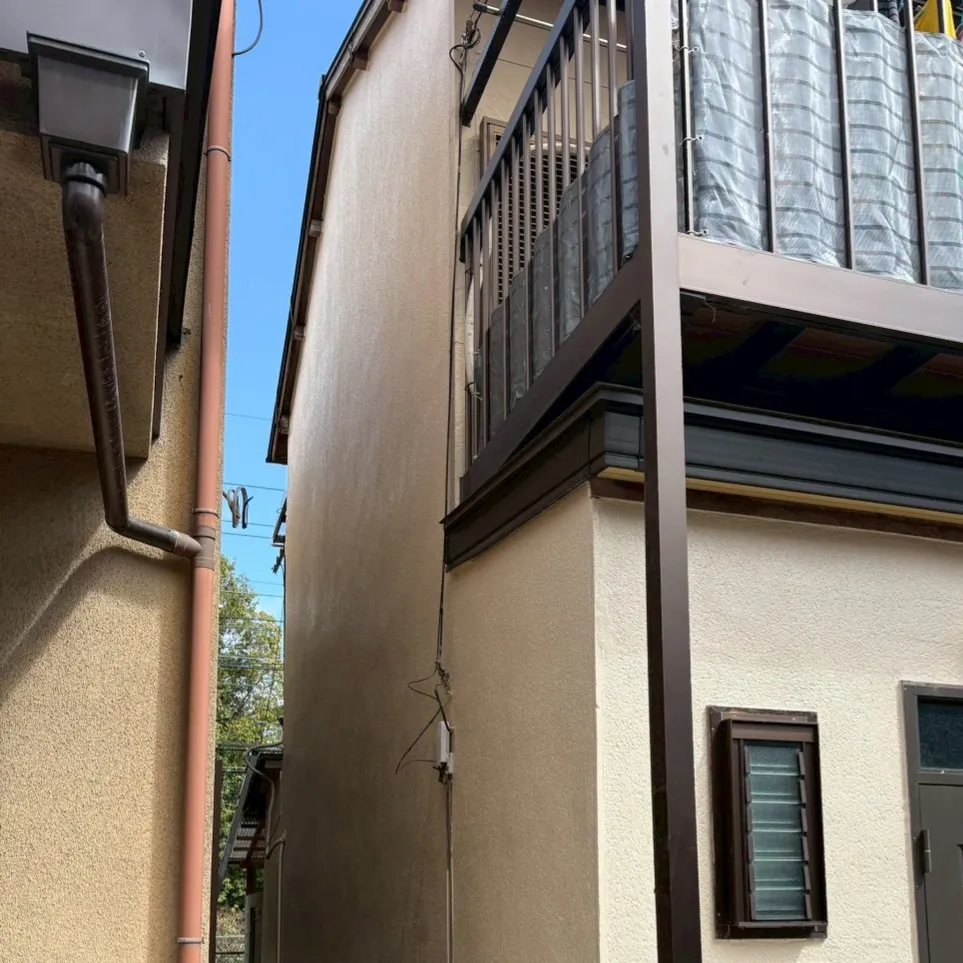 外壁塗装工事を担当させていただきました。