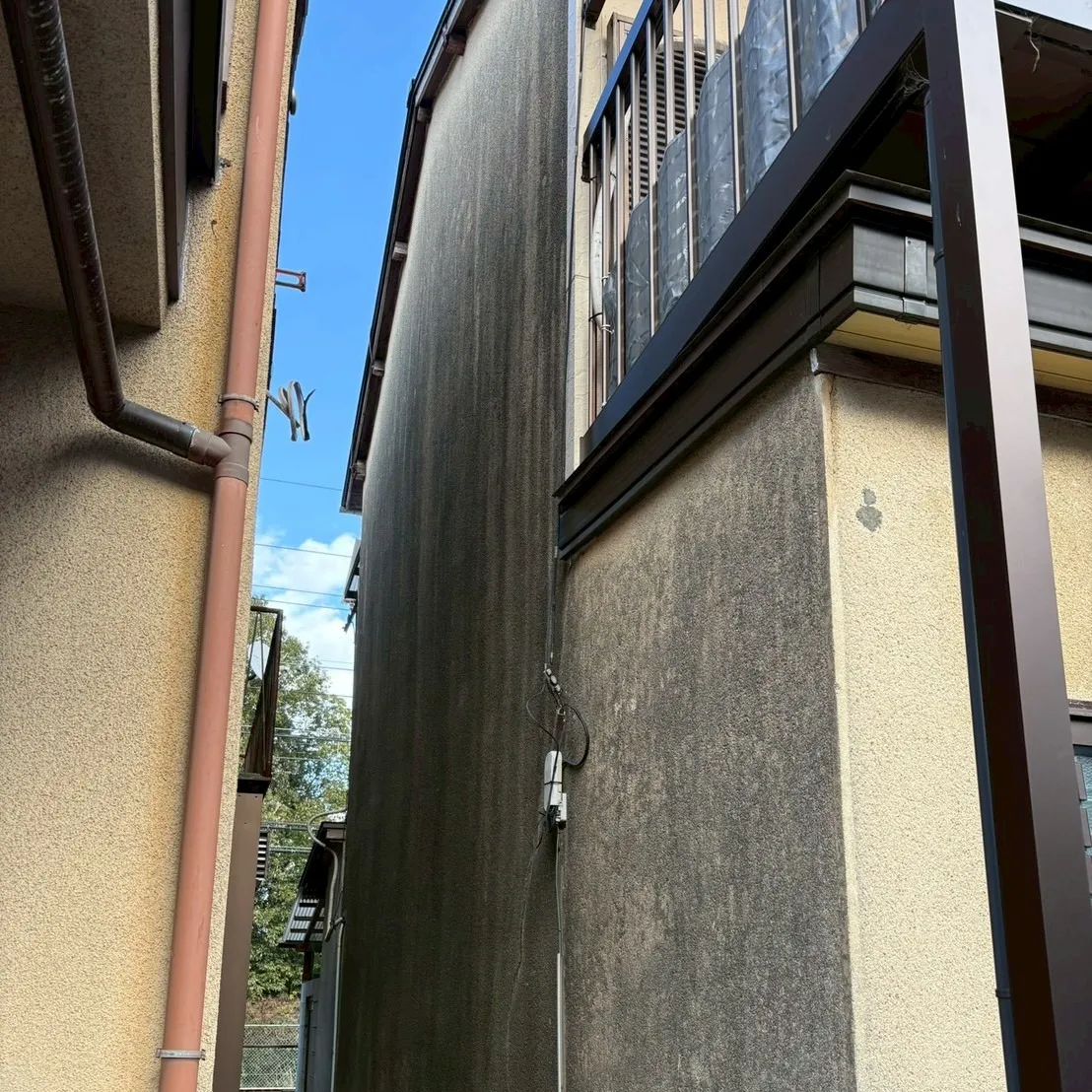 外壁塗装工事を担当させていただきました。