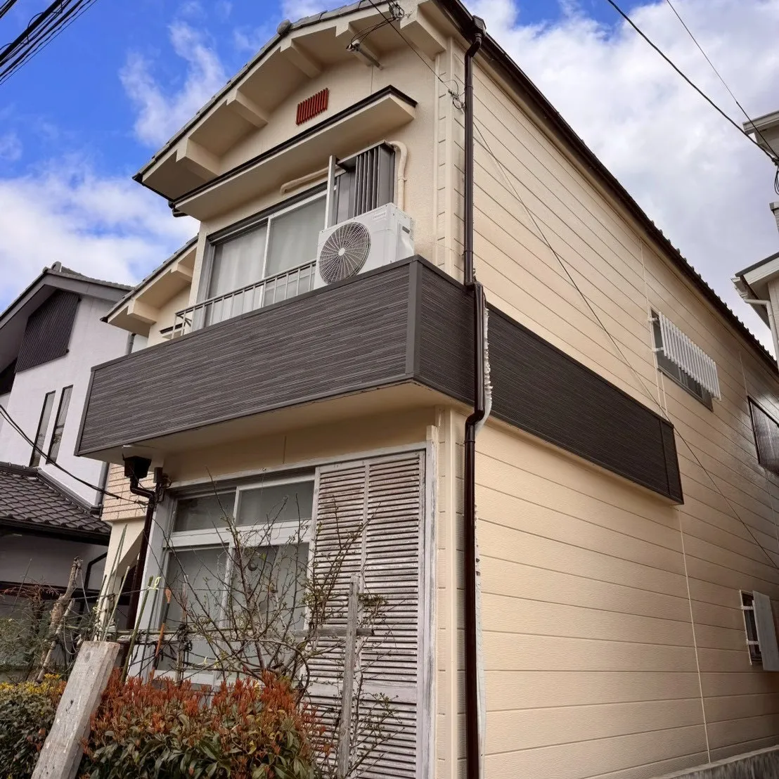 外壁の改修工事が無事に完了しました。